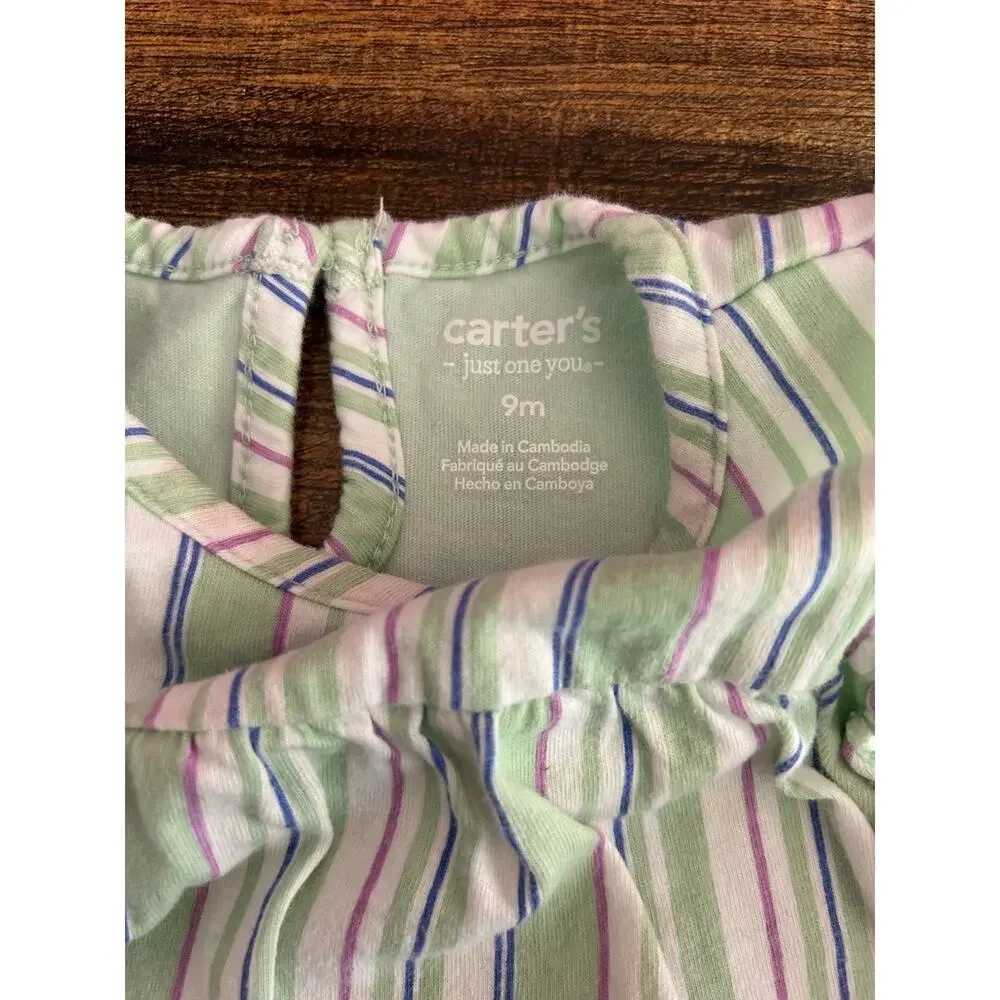 CARTER’S Just One You Girl’s Rompers - 3 separate Rompers / Size: 9 Months